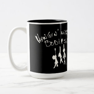 Dieses Halloween werde ich Hangin' mit meinen Leic Zweifarbige Tasse
