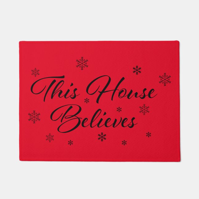 Dieses Haus glaubt Fußmatte (Vorderseite)