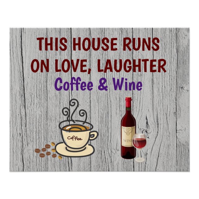 Dieses Haus läuft auf Liebe Poster (Vorderseite)