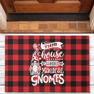 Dieses Haus wird von magischen Gnome bewacht Fußmatte