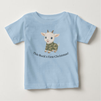 Dieses Hirschbocks erstes Weihnachten Kinder-T-Shi Baby T-shirt