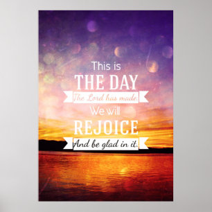 Dieses ist der Tag, den der Lord… gemacht hat Poster