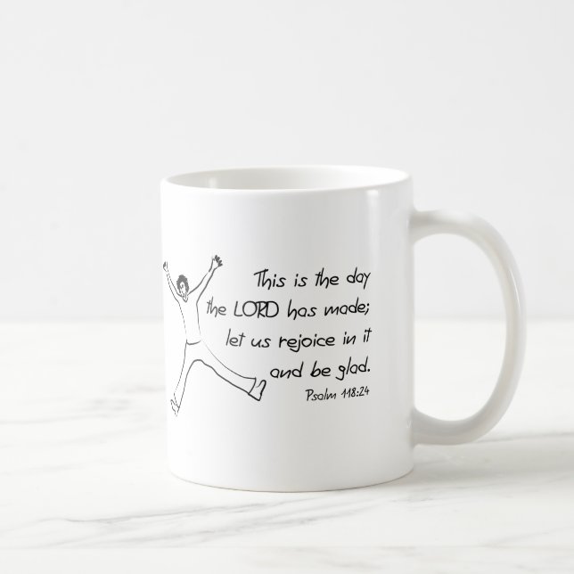 Dieses ist der Tag! Kaffee-Tasse Tasse (Rechts)