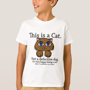 Dieses ist die Shirts Katzen-Kinder