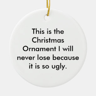 Dieses ist die Weihnachtsverzierung, die ich nie Keramik Ornament