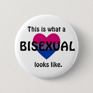 "Dieses ist, ein welcher Bisexual wie" Abzeichen Button