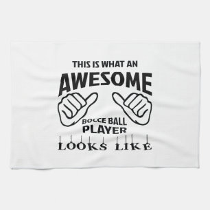 Dieses ist, ein welcher fantastischer Bocce Handtuch