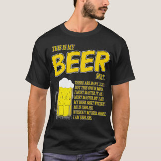 Dieses ist mein Bier-Shirt T-Shirt