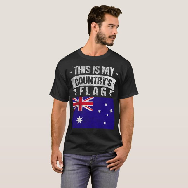 Dieses ist mein die Flaggen-australisches T-Shirt (Vorne ganz)