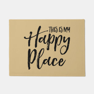 Dieses ist mein glücklicher Platz Fußmatte