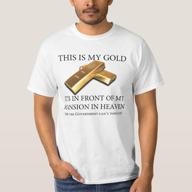 Dieses ist mein Gold T-Shirt (Vorderseite)