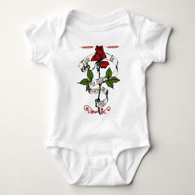 Dieses ist mein Kampf Baby Strampler (Vorderseite)