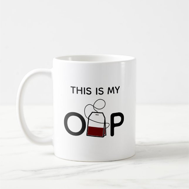 Dieses ist mein O-Tee-p Tasse (Links)