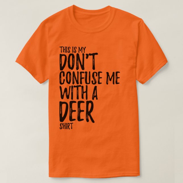 Dieses ist meine Rotwild-Jagd-Shirt-Orange T-Shirt (Design vorne)