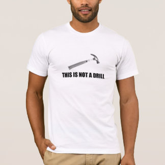 Dieses ist nicht ein Bohrgerät (schwarzer Text) T-Shirt