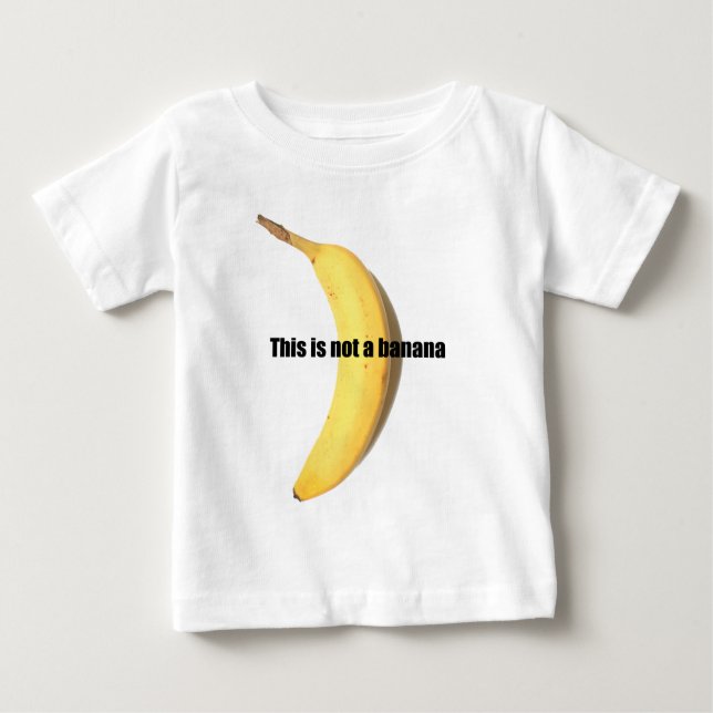 Dieses ist nicht eine Banane Baby T-shirt (Vorderseite)