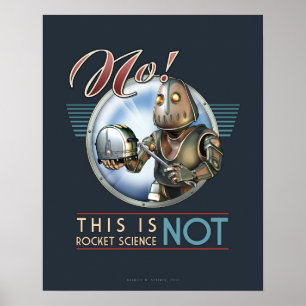 Dieses ist NICHT Raketentechnikplakat (16x20") Poster