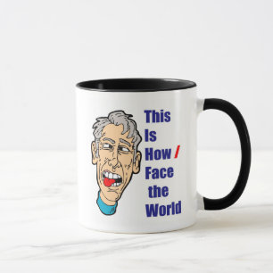 Dieses ist, wie ich die Welt gegenüberstelle Tasse