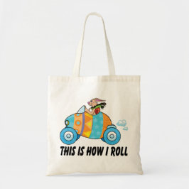 Dieses ist, wie ich Osterhasen rolle Tragetasche