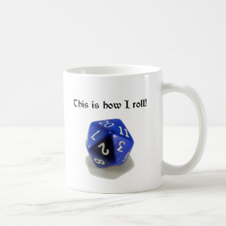 Dieses ist, wie ich rolle (d20) tasse