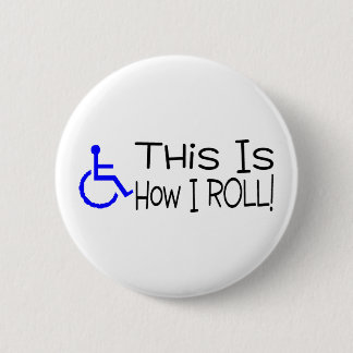 Dieses ist, wie ich Rollstuhl rolle Button