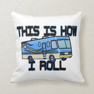 Dieses ist, wie ich RV rolle Kissen