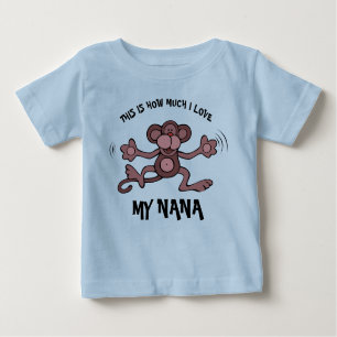 Dieses ist, wie viel i-Liebe meine Nana Baby T-shirt