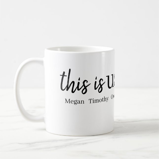 Dieses ist wir personalisiert kaffeetasse (Links)