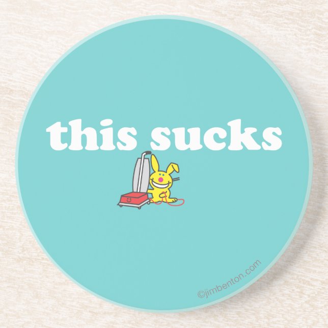 Dieses ist zum Kotzen Untersetzer (Vorne)