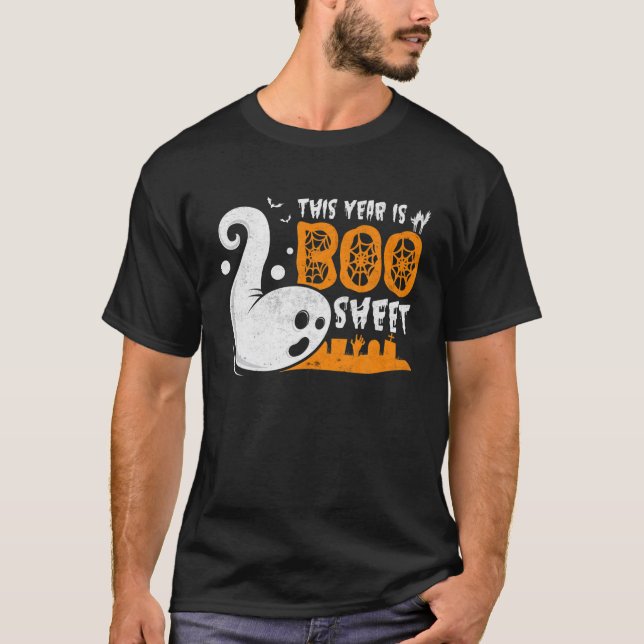 Dieses Jahr ist Boo-Sheet - Ghost Halloween Meme G T-Shirt (Vorderseite)