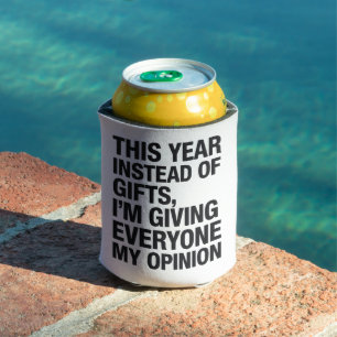 Dieses Jahr schenke ich anstatt Geschenken jedem Dosenkühler