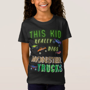 Dieses Kind bekommt wirklich Monster-LKW. T-Shirt