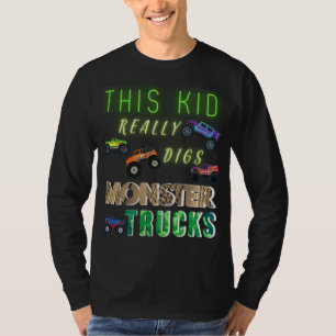 Dieses Kind bekommt wirklich Monster-LKW. T-Shirt