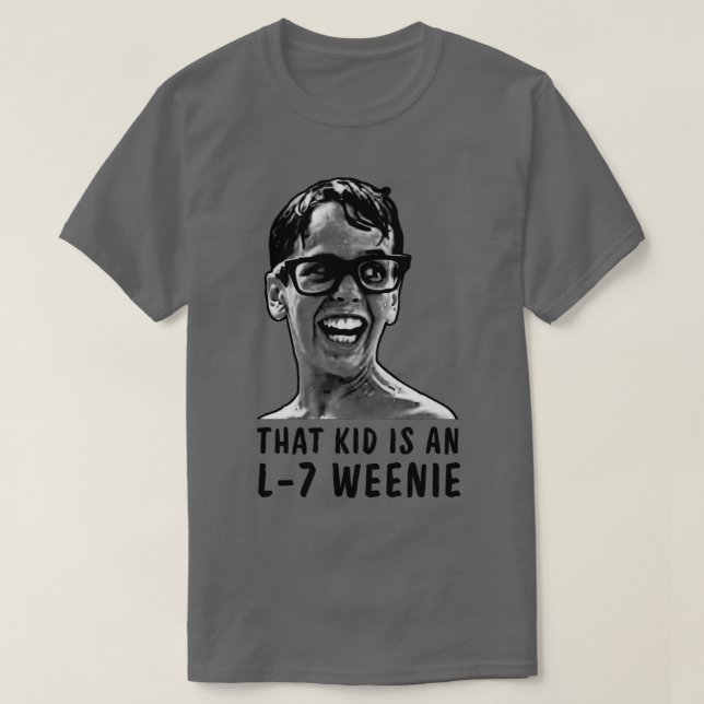 Dieses Kind ist ein L7-Würstchen T-Shirt (Design vorne)