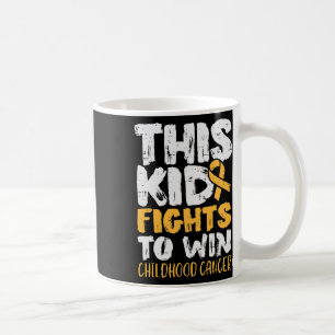 Dieses Kind kämpft, um das Bewusstsein für Krebs b Kaffeetasse