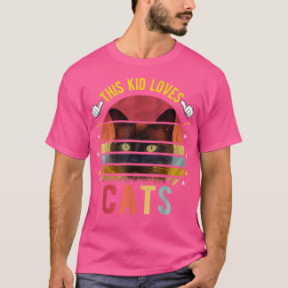 Dieses Kind Lieben Katzen und Mädchen Katzen Gesch T-Shirt
