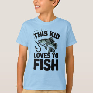 Dieses Kind liebt Angeln Fischen Kinder Fischer T-Shirt