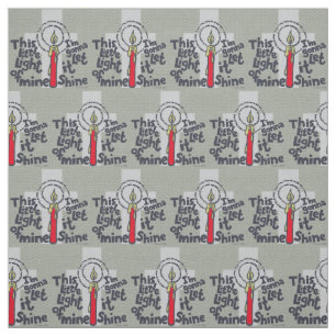 Dieses kleine Christliche Licht Stoff