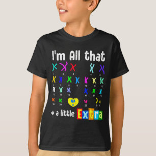 Dieses kleine Extra Down-Syndrom-Bewusstsein t21 T-Shirt