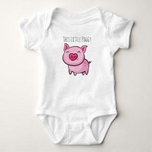 Dieses kleine Ferkel Babyschlafsack Baby Strampler