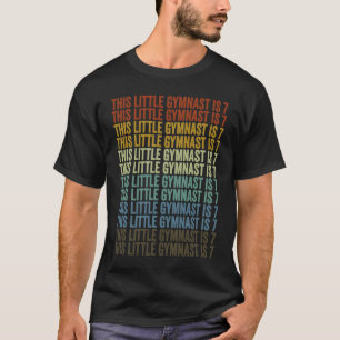 Dieses kleine Gymnast ist 7 Gymnastik Kleiner Gymn T-Shirt