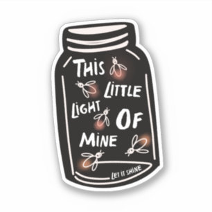 Dieses kleine Licht von mir Christlich Aufkleber