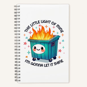 Dieses kleine Licht von mir, ich werde es leuchten Notizbuch