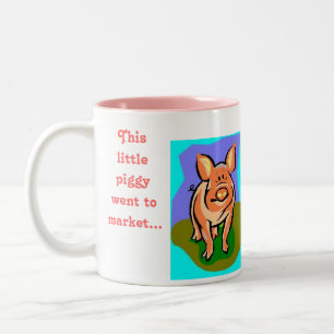Dieses kleine Schweine/Speck Frühstück Tasse