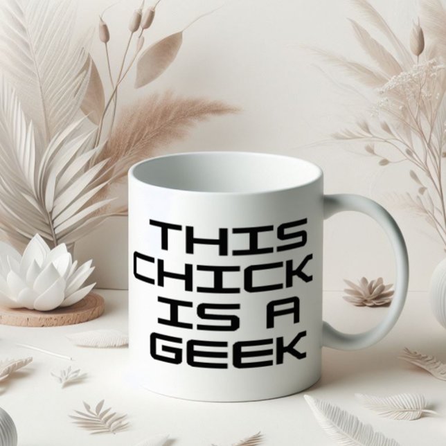 Dieses Küken ist ein Geek Kaffeetasse (Von Creator hochgeladen)