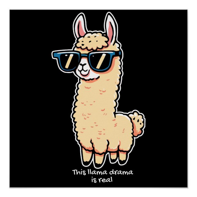 Dieses Lama-Drama ist eine wirklich sonderbare Pos Poster (Vorderseite)