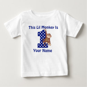 Dieses Lil Affe Personalisiert Erstes GeburtstagsS Baby T-shirt