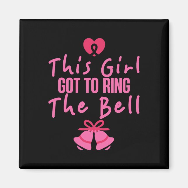 Dieses Mädchen Got, das Bell-Brustkrebs-Bewusstsei Magnet (Vorne)