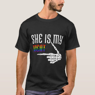 Dieses Mädchen Got, das Glockenende der Chemo-Brus T-Shirt