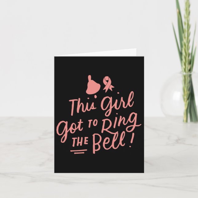 Dieses Mädchen Got, die Bell Chemo Grad Brust C zu Karte (Vorderseite)